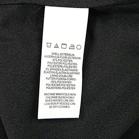 Dress The Population Ruth Asymmetric Neck Bodycon Sheath Midi Dress Black M NWT - Picture 6 of 10